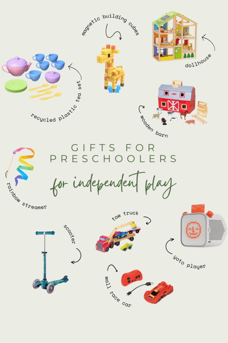 Kids gift guides to promote independent play and creativity