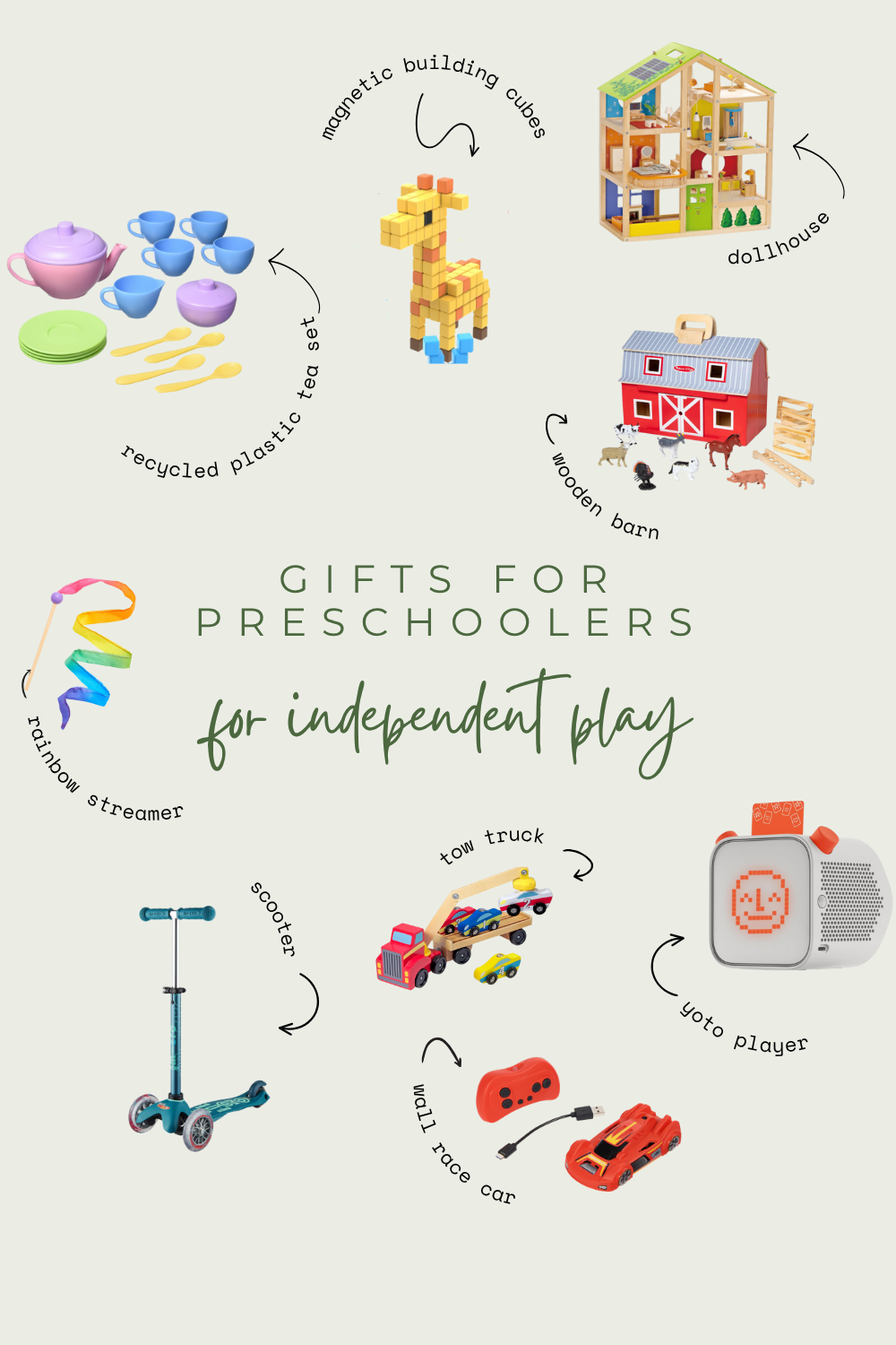 Kids gift guides to promote independent play and creativity