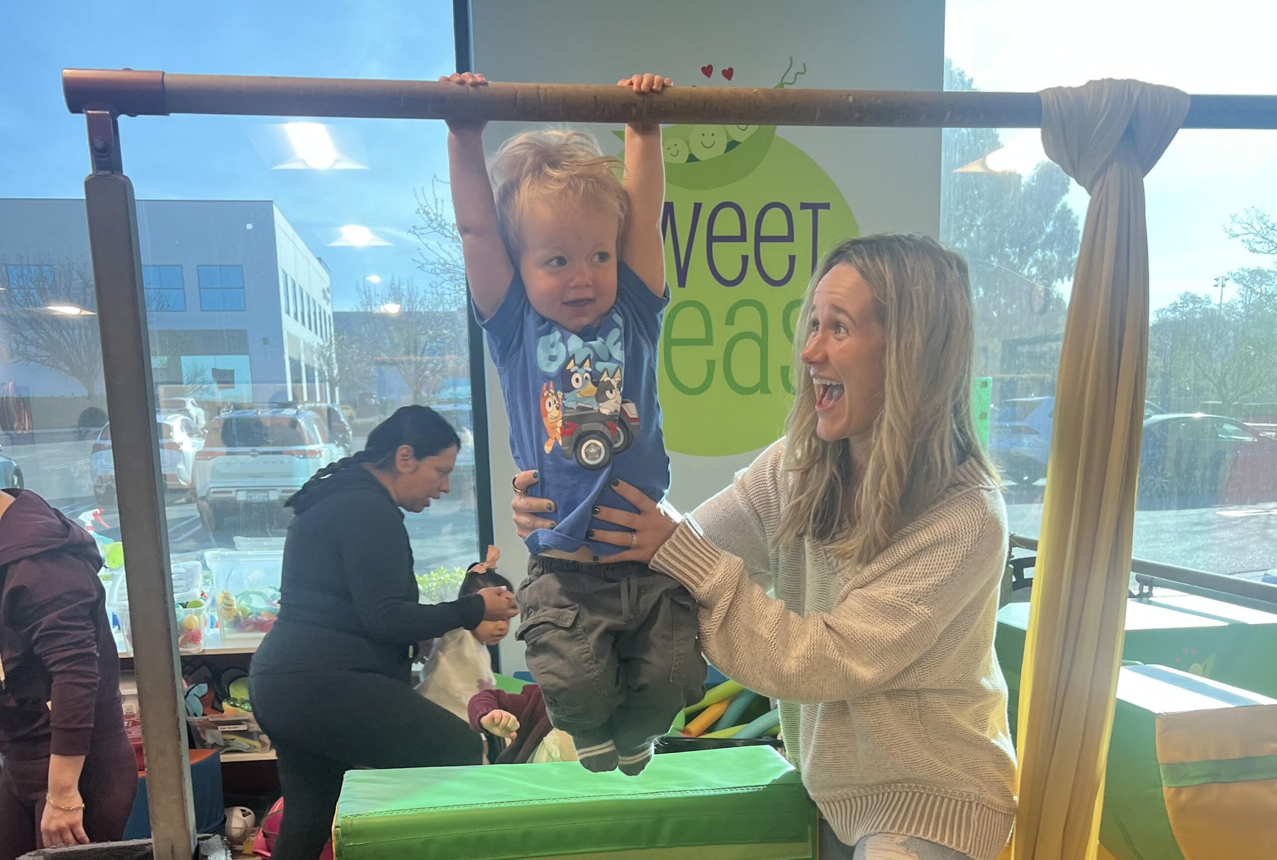 Mom supporting son through different endeavors and relating it to skincare